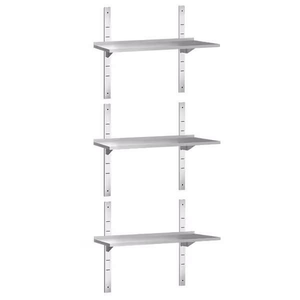 رفوف جدارية PREMIUM - 1200x400mm - مع 3 رفوف