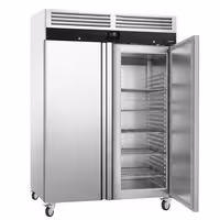 Szafa mroźnicza PREMIUM – stal nierdzewna – GN 2/1 – 1350 L – z 2 drzwiami