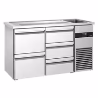 Direct Draw Beer Dispenser / Kegerator PREMIUM - 1550x700mm - 5 Drawers