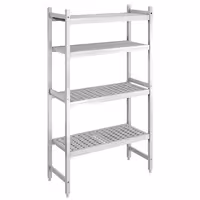 وحدة رفوف ألمنيوم - بداية - 893x360mm - عمق: 360 mm - 4 رفوف - الحمولة: 450 kg
