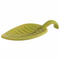 (50 adet) Sunum Kaşığı LEAF - Melamin - 100mm - Yeşil