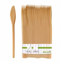 (60 pcs) Reusable Knife - 180mm - Brown
