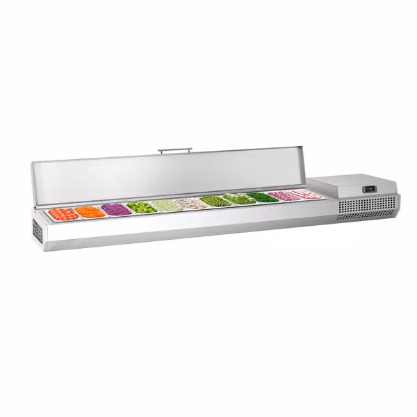 Nadstawka chłodnicza do na dodatki PREMIUM PLUS - 2300x353mm - 11x GN 1/4