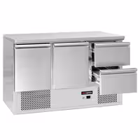 ECO rashladni pult – 1370 x 700 mm – sa 2 vrata – 2 ladice