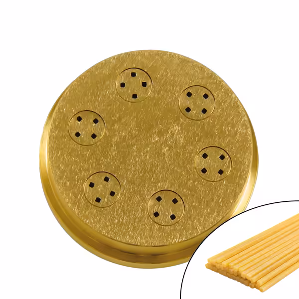 Ploče za stroj za tartlete NMS - Spaghetti Quadri 2 mm - Ø 59 mm - kompatibilno s NMSM4 - legura bakra i mjedi; za profesionalnu upotrebu