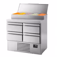 Pripremni rashladni pult Mini - 978x700 mm - 4 ladice - za 5x GN 1/4