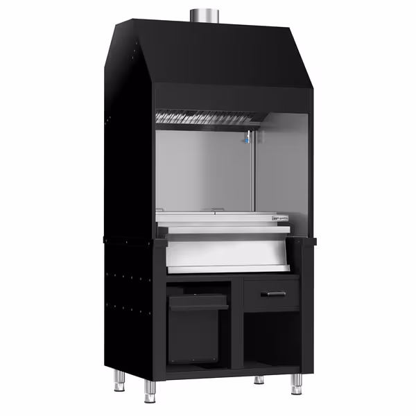 Charcoal Grill - 960mm - 2 grill grates - Black