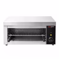 Salamandra elétrica PROFISSIONAL - teto móvel - 2,0kW - 230V - 4 níveis - para pão pita