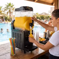 Commercial Slush Machine – 1 x 12 litres – 500 watts – digital