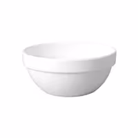 (6 adet) Kase - FRIENDLY - PET - 150ml - yuvarlak - Ø100mm - Beyaz