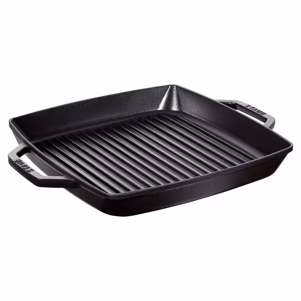 STAUB | GRILL PANNAS - Grilpanna - 330x330 mm - čuguns - melns