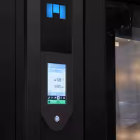 Rotirajuća električna pekarska konvekcijska peć - 6x EN 600x400 - Upravljanje na dodir - Uklj. pećnica za pizzu, napa & fermentacijska komora - Crna boja