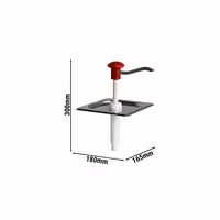 Dispenzer za umake - einstellbarer Dosierung - bez spremnika - prikladno za GN 1/6 posudu 200 mm dubine - 2 l - 165x180x300 mm