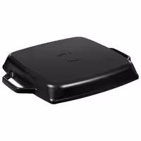 STAUB | Pure Grill Square Cast Iron Grill Pan – 28x28 cm - Black - Non-Stick, Induction Only