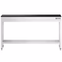 Commercial Stainless Steel Centre Table PREMIUM - 1800x800mm - with Undershelf - with Cross Bracing - with Granite Worktop