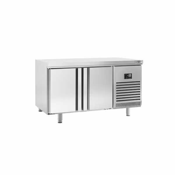Pekarski zamrzni pult PREMIUM PLUS - 1618x800 mm - 420 l - Ventilirano hlađenje - s 2 vrata - radna ploča bez podignutog ruba