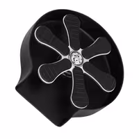 Glass Rinser - G3/8" - Black - with integrated flow regulator