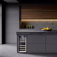 Commercial Wine Fridge - Dual Zone - 100L - max. 33 bottles - Stainless Steel Door