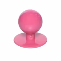 (12 pcs) Chef Jacket Stud Buttons - Pink