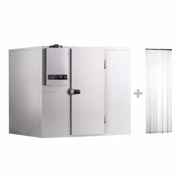 Inox zamrzivačka komora - 2100x1200 mm - 3,16 m³ - uklj. zamrzivački agregat - -20/-10 °C