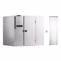 Inox zamrzivačka komora - 2100x1200 mm - 3,16 m³ - uklj. zamrzivački agregat - -20/-10 °C