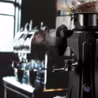 Commercial Coffee Grinder - 2kg - 45dB - with Dispenser (Doser) - Black