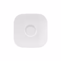 (6 pieces) SELTMANN WEIDEN | Square Espresso Saucer – White – 130 x 130 mm – High-Gloss Porcelain