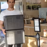 CAMBRO | CAM GOBOX® - Unos sa gornje strane - GN 1/2 - Crna boja