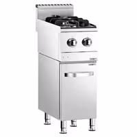 Plinsko kuhalo - 6,5 kW - 2 plamenika - samostojeći - 400x600x900 mm