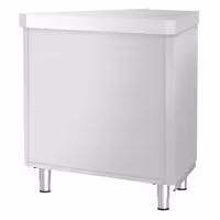 KOPENHAGEN Radni ugaoni ormar – 984 mm – 45° vanjski – nehrđajući čelik