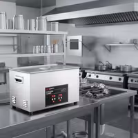Ultrazvučni čistač – 30 litara – 600 W ultrazvučne snage – s odvodnim ventilom
