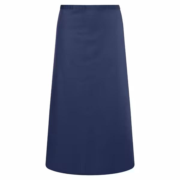 KARLOWSKY | Basic Bistro Waist Apron – Navy - 100×75 cm - 65% Polyester / 35% Cotton