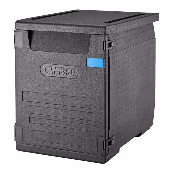 CAMBRO | CAM GOBOX® - Unos sa prednje strane - EN 600x400 - Sa 6 vodilica - Crna boja
