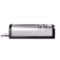 Oštrač noževa - električni - inox - 218x66x77 mm