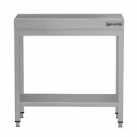 طاولة عمل ستانلس ستيل ECO - 600x600mm - مع رف سفلي