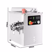 Električni stroj za mljevenje mesa – glava 32 - 500 kg/h - 2,2 kW - 230 V (monofazni) - s hlađenjem - ploča 4,0 mm - stolni