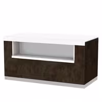 Neutral Buffet Counter PRAG - 1100x1000x900mm - SCHOTT glass-ceramic top