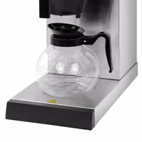Commercial Filter Coffee Machine - 1.8L - 1.4 kW - with manual fill & 2 hot plates - incl. 1 glass jug