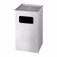 Kanta za smeće - s pepeljarom - 300x300x600 mm - Nehrđajući čelik