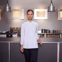 KARLOWSKY | Casaco de cozinha Basic - Branco - Tamanho: 5XL