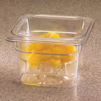 (6 szt.) CAMBRO | Pojemnik GN 1/6 CAMVIEW® – kopolimer – wysokość: 100 mm – bez BPA – przezroczysty
