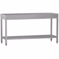 طاولة عمل ستانلس ستيل ECO - 2000x600mm - مع رف سفلي