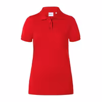 KARLOWSKY | Ladies Workwear Polo Shirt Basic – Red - 3XL - 100% Cotton - 60°C Wash