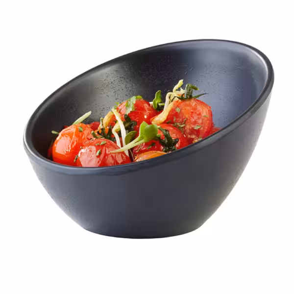 (6 adet) Kase - ZEN - Melamin - 150ml - köşeli - 125x125mm - Derinlik:85mm - Siyah