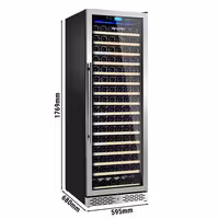 Hladnjak za vino - 1 klimatska zona - 450 l - max. 171 boca