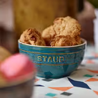 (4) STAUB| Ceramic Bowls Set – Antique Turquoise - Ø 120 mm