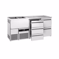 Direct Draw Beer Dispenser / Kegerator PREMIUM - 1950x700mm - 5 Drawers