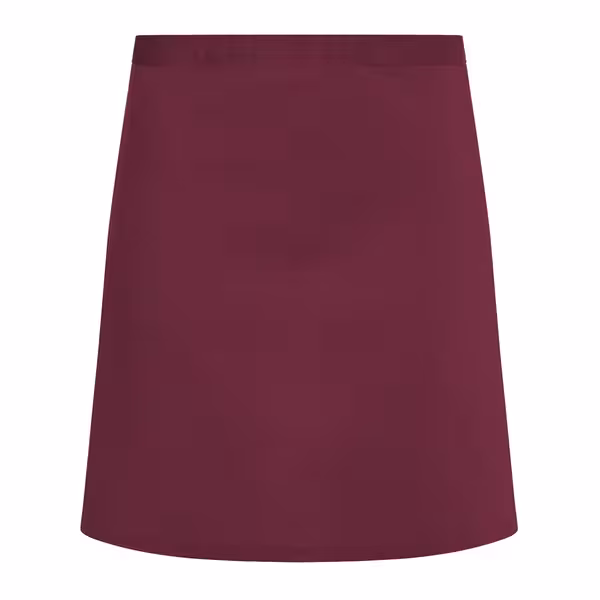 (6 pieces) KARLOWSKY | Basic Bistro Waist Apron – 700 x 550 mm - Bordeaux