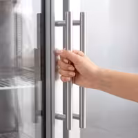 Szafa chłodnicza ECO – stal nierdzewna – 1200 L – z 2 drzwiami szklanymi
