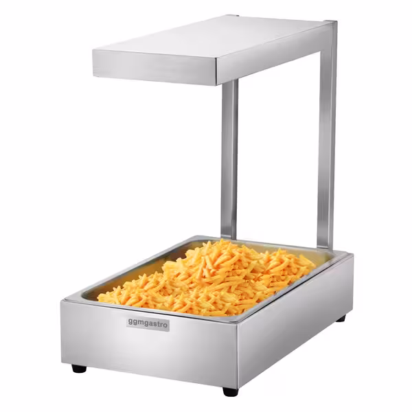 Toplinski most za grijanje hrane – infracrveni – s grijaćom svjetiljkom – 335x565 mm – 1 kW – za GN 1/1